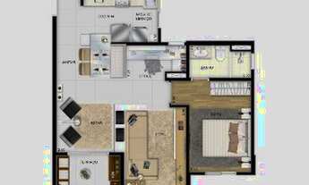 Imagem 3: Apartamento com 1 quarto a venda em São bernardo, condomínio Start Jardim Club