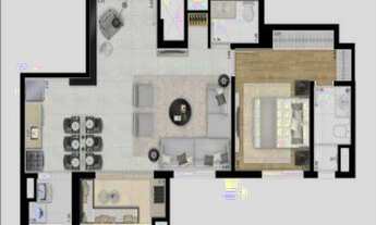 Imagem 3: RESIDENCIAL INTERSECTION BROOKLIN, APARTAMENTO À VENDA COM 3 QUARTOS EM BROOKLIN SP