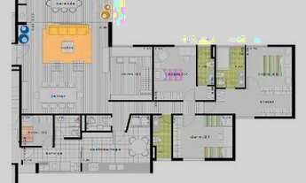 Imagem 2: Apartamento de Luxo à Venda no Condomínio Vértice Campestre - Santo André-SP: 4 Quartos, 2