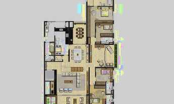 Imagem 3: Luxurious 4 Bedroom Apartment for Sale in Edifício Artisan Campo Belo, São Paulo Brazil