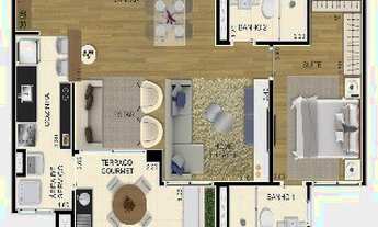 Imagem 6: Apartamento à venda com 2 quartos em Vila Pires Santo André SP