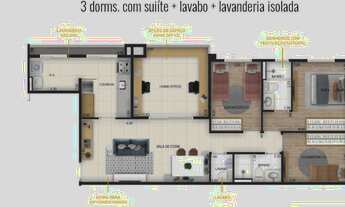 Imagem 2: Apartamento à venda no Centro de Diadema-SP: 3 quartos, 1 suíte, 2 banheiros, 2 vagas, 83m