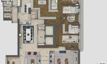 Imagem 4: Cobertura Duplex de Luxo no Jardim Guedala - 4 quartos, 4 suítes, 6 vagas de garagem - Vis