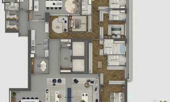 Imagem 7: Cobertura Duplex de Luxo no Jardim Guedala - 4 quartos, 4 suítes, 6 vagas de garagem - Vis