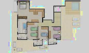 Imagem 4: Imperdível apartamento de luxo com 4 suítes no Condomínio Design Campo Belo, São Paulo-SP