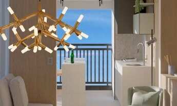 Imagem 4: Apartamento de 2 quartos e 1 suíte com 2 vagas na Icony Campestre em Santo André-SP: perfe