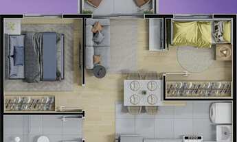 Imagem 6: Apartamento à venda em São Paulo-SP, Vila das Belezas: 2 quartos, 1 banheiro, 36,17 m² - C