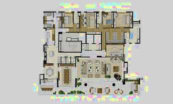 Imagem 3: Edifício Altto Campo Belo São Paul, apartamento com 4 quartos em Campo Belo São Paulo SP