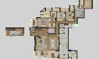 Imagem 2: The Lake Gramercy Park: Apartamento de Luxo em Alphaville Empresarial, Barueri-SP com 5 Qu