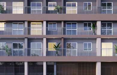 Imagem 3: Apartamento à venda em São Paulo-SP, bairro Santo Amaro: 1 quarto, 1 banheiro, 27,98 m² de