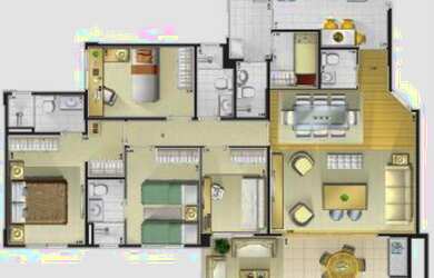 Imagem 6: Apartamento para locação de alto padrão no Condomínio The Address em São Caetano do Sul