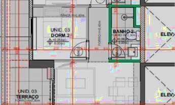 Imagem 6: 2 dormitórios, 1 suítes, 2 banheiro, 1 vaga na garagem, 57M² de Área Construída