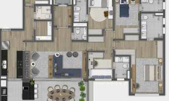 Imagem 4: 4 dormitórios, 2 suíte, 5 banheiro, 2 vagas na garagem, 151M² de Área Construída