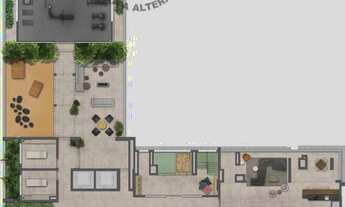 Imagem: 3 dormitórios, 3 suíte, 4 banheiro, 2