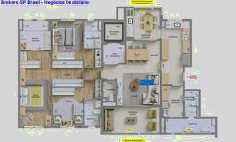 Imagem 5: Apartamento de Luxo no Condomínio Splendor Jardim: 3 Quartos, 3 Suítes, 2 Vagas - 163m² em