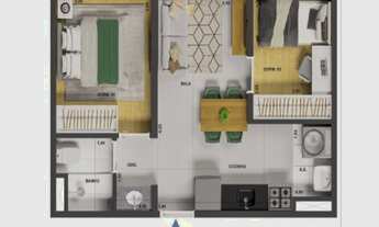 Imagem 3: Apartamento com 1 quarto a venda em Santo André SP, comprar apartamento com 1 dormitório e