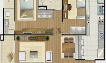 Imagem 2: APARTAMENTO RESIDENCIAL em JACAREÍ - SP, PARQUE SANTO ANTÔNIO