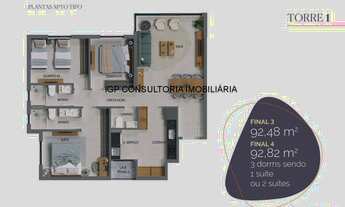 Imagem 3: 3 dormitórios na Rua Oswaldo Cruz