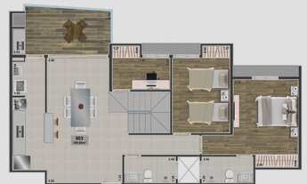 Imagem 3: Apartamento a venda com 3 dorm 2 suítes