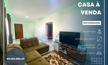 Imagem: Casa localizada no Jardim Itália para venda