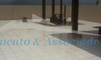 Imagem 5: Apartamento tipo Kitão na Vila Caiçara em Praia Grande SP 01 dormitório, sala com sacada