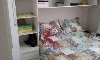 Imagem 5: Apartamento de 2 quartos na Vila Pompéia em Campinas - 48m², 2 salas, banheiro e vaga de g