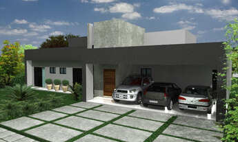 Imagem 4: Casa alto padrão no Condomínio Lago Azul, condomínio fechado em Araçoiaba, em construção