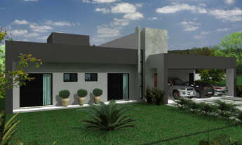 Imagem 5: Casa alto padrão no Condomínio Lago Azul, condomínio fechado em Araçoiaba, em construção