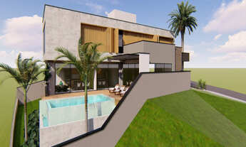 Imagem 4: Casa alto padrão no Condomínio Alphaville I, condomínio fechado em Sorocaba, 4 suítes, 635