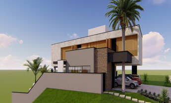 Imagem 6: Casa alto padrão no Condomínio Alphaville I, condomínio fechado em Sorocaba, 4 suítes, 635