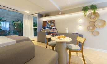 Imagem 3: Flat de luxo à Venda em Ponta Negra, Natal-RN - com 1 Quarto sendo Suíte, sala ampla, 1 Va