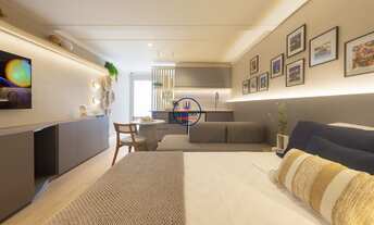 Imagem 5: Flat de luxo à Venda em Ponta Negra, Natal-RN - com 1 Quarto sendo Suíte, sala ampla, 1 Va