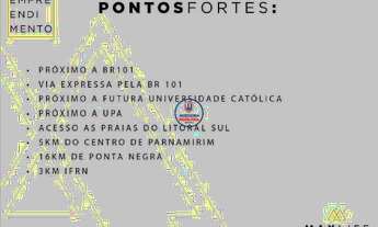 Imagem 5: Venda de lote em condomínio fechado com vários diferenciais, em Cajupiranga, Grande Natal