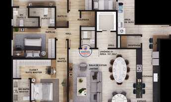 Imagem 2: Apartamento duplex no Tirol com 3 suítes, sendo 1 com closet - Origami