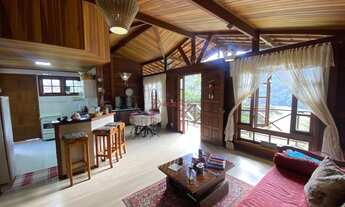 Imagem 6: Cada de madeira com 3 quartos sendo 1 suíte em condomínio em Sebastiana - Teresópolis/RJ