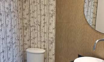 Imagem 7: Lindo apartamento com sala integrada com a cozinha, varanda na sala e na suite