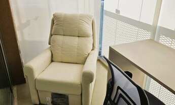 Imagem 2: PRONTO - COM MOBILIA E ELETRODOMESTICO - TUDO NOVINHO Totalmente mobiliado com ar cond