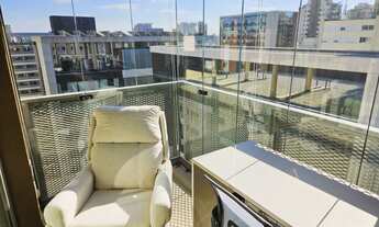 Imagem 1: PRONTO - COM MOBILIA E ELETRODOMESTICO - TUDO NOVINHO Totalmente mobiliado com ar cond