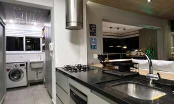 Imagem 2: VENDA APARTAMENTO ANDAR ALTO - NO MORUMBI Apartamento com 74 m², living amplo, 2 suítes