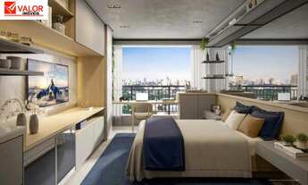 Imagem 2: Apartamento studio com 1 Quarto e 1 banheiro à Venda, 25 m² AO LADO DO METRO LINHA AMAREL