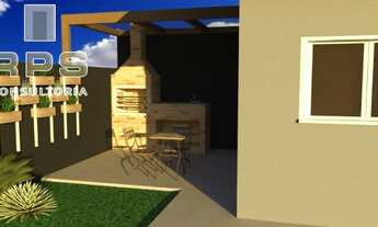 Imagem 3: Casa térrea em Jarinu com dois quartos, sendo 1 suíte, cozinha em conceito aberto, espaço