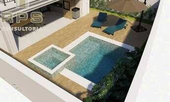 Imagem 4: Casa em construção no Condomínio Vista da Serra em Atibaia, 3 suítes, escritório reversive