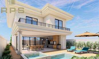 Imagem 3: Casa em construção no Condomínio Vista da Serra em Atibaia, 3 suítes, escritório reversive