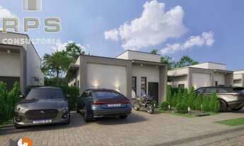 Imagem 3: Casas térreas em construção em condomínio fechado, no bairro Jardim Estãncia Brasil em Ati