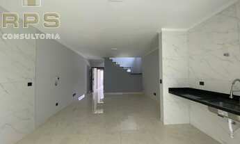 Imagem 5: Casa nova com 150 m². Imóvel com 03 suites,Sala de estar e jantar, Cozinha americana, Lava