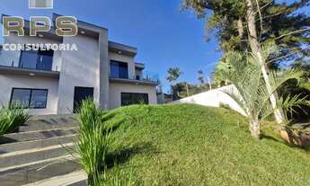 Imagem 2: Sobrado com 4 suítes, piscina e vista para o lago no Palavra da Vida