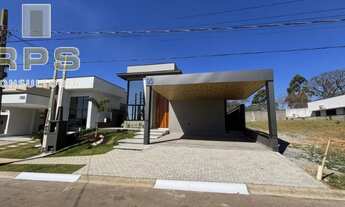 Imagem 2: Casa térrea no Condomínio Terras de Atibaia 1 com 3 quartos sendo 1 suíte com closet, lava