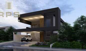 Imagem 2: Casa no Condomínio Vista da Serra, em fase de construção, 3 suites, escritório, ambientes