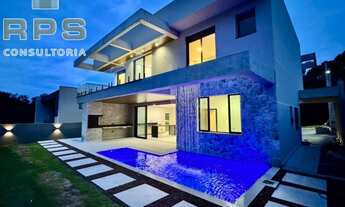 Imagem 4: Casa de alto padrão no Condomínio Reserva São Nicolau conta com 300m2, 4 suítes, salas amp