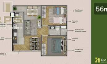 Imagem 3: Lançamento no Centro de Atibaia! Apartamento com 2 quartos, área de lazer completa, perto